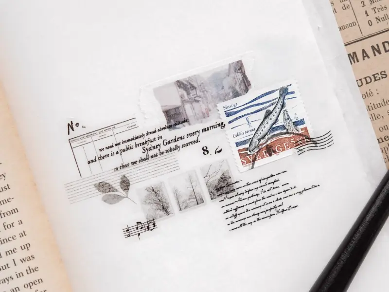 Stationery Instinct Matte PET Tape - Collage Practice