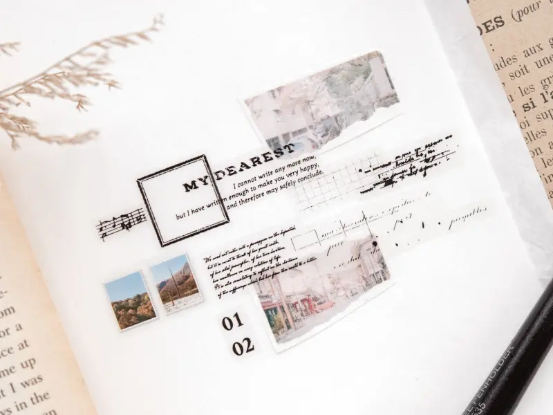 Stationery Instinct Matte PET Tape - Collage Practice