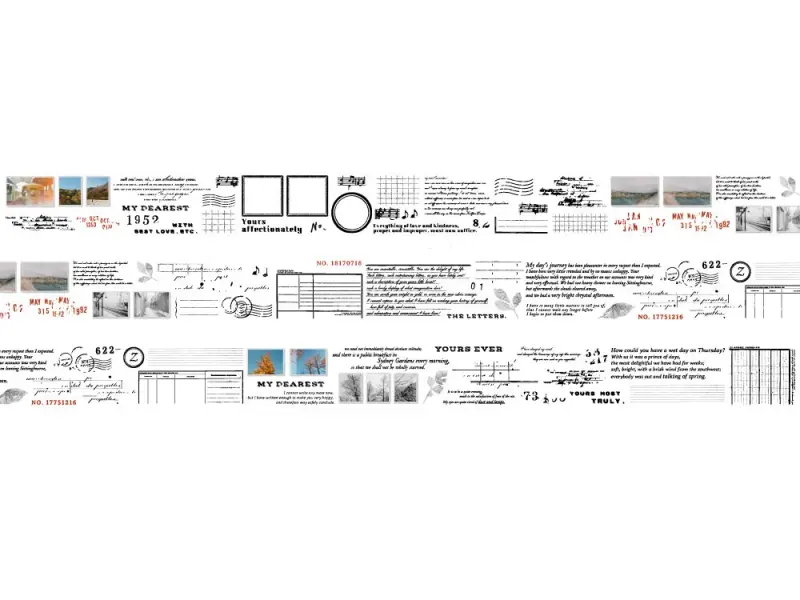 Stationery Instinct Matte PET Tape - Collage Practice