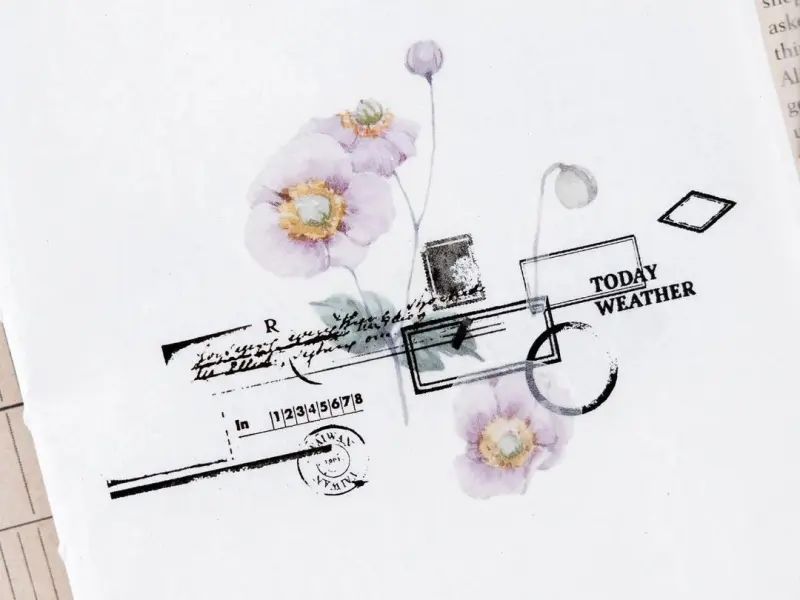 Stationery Instinct Matte PET Tape - Combination Frame Black