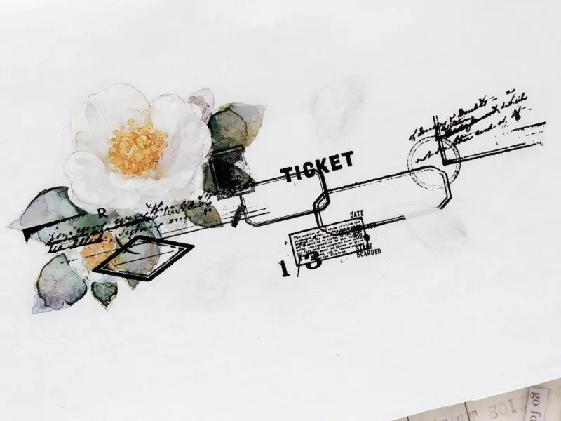 Stationery Instinct Matte PET Tape - Combination Frame Black