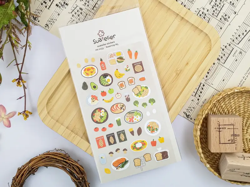 Suatelier Stickers 1133 - Food Trip 5