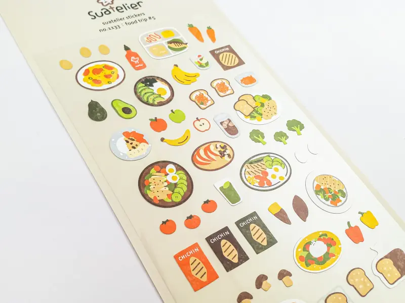 Suatelier Stickers 1133 - Food Trip 5