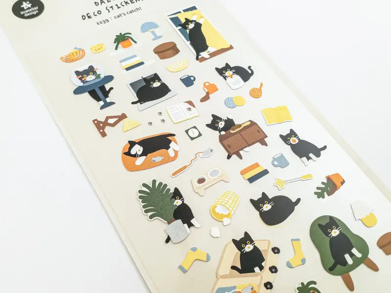 Suatelier Stickers 1139 - Cats Catch