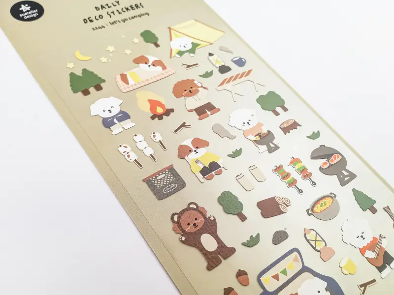 Suatelier Stickers 1144 - Lets Go Camping