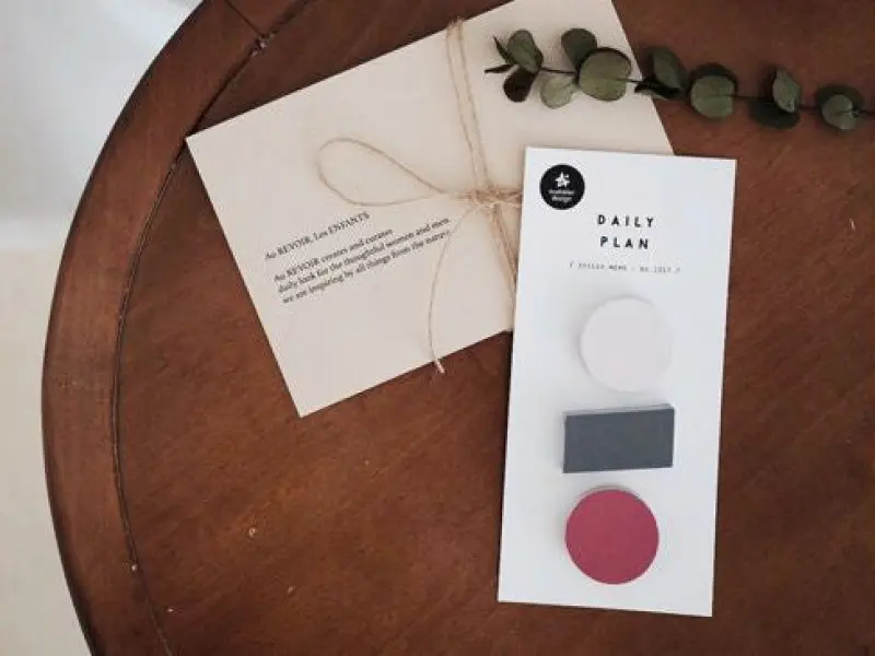 Sticky Memo Daily Plan Color Block - No.1917