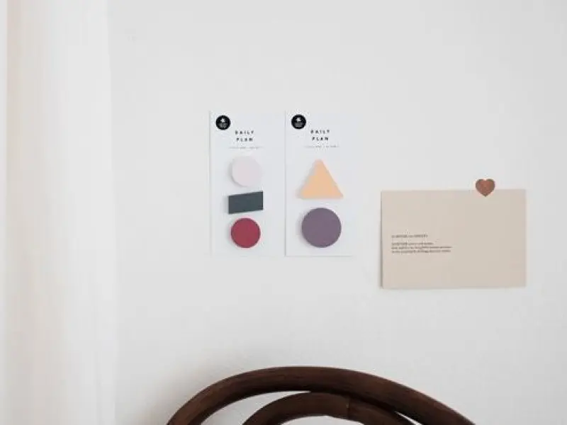 Sticky Memo Daily Plan Color Block - No.1917