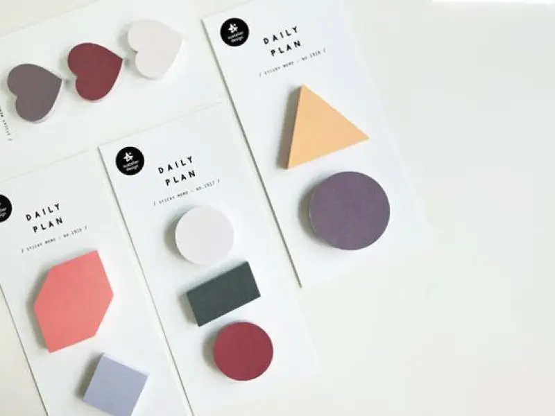 Sticky Memo Daily Plan Color Block - No.1917