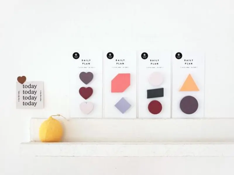 Sticky Memo Daily Plan Color Block - No.1917