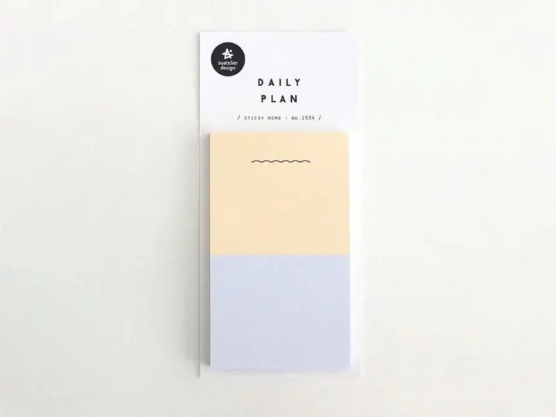 Sticky Memo Daily Plan Pastel Combination - No.1934