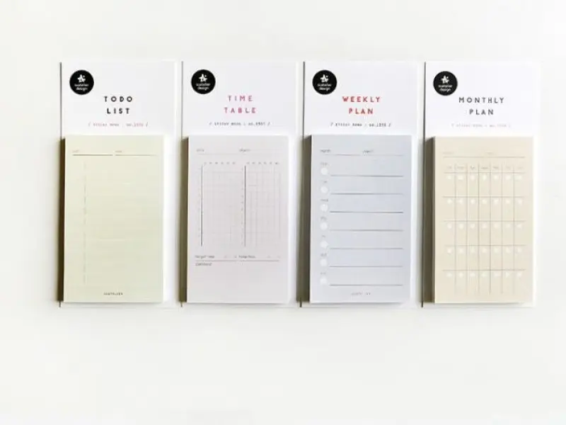 Suatelier Sticky Memo Weekly Plan - No.1938