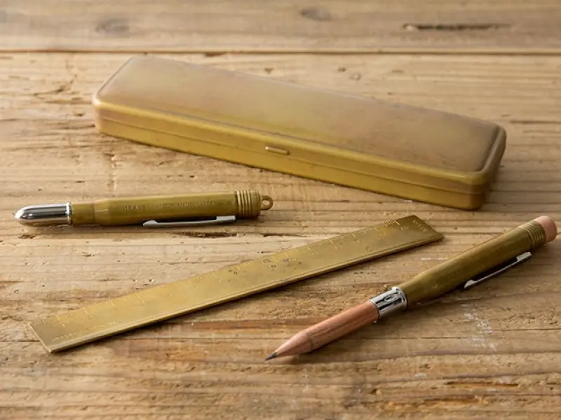 Traveler's Company Brass Bookmark Template Numbers