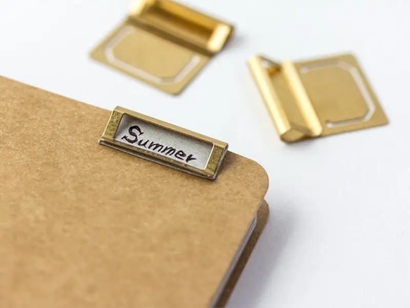 Traveler's Company Brass Index Clips