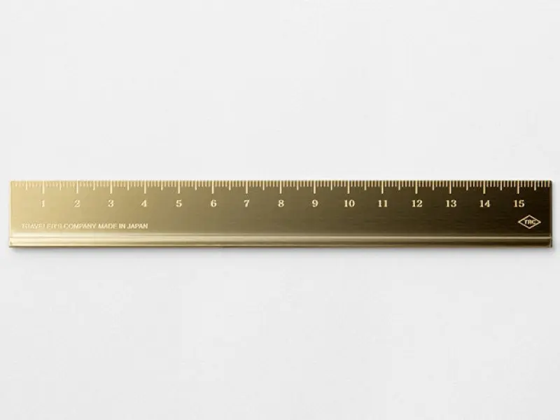 Traveler's Company Brass Ruler