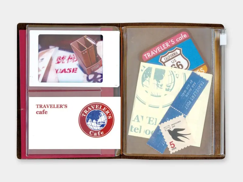 004. Zipper Pocket Passport Traveler's Notebook