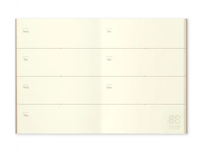 007. Free Diary Weekly Passport Traveler's Notebook