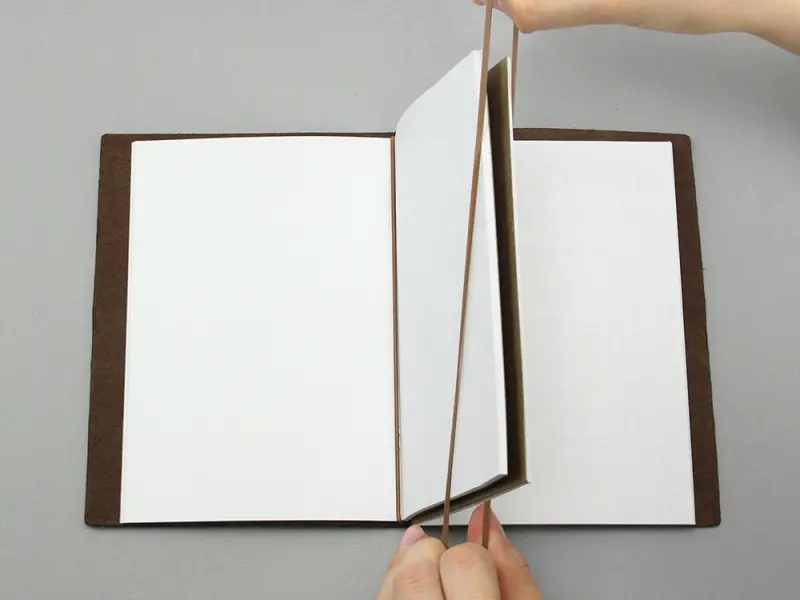 011. Connecting Rubber Band Passport Traveler's Notebook