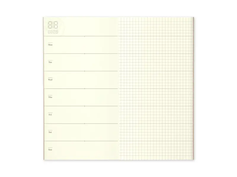 019. Free Diary Weekly + Memo Traveler's Notebook