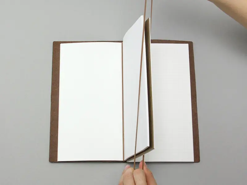 021. Connecting Rubber Band Traveler's Notebook