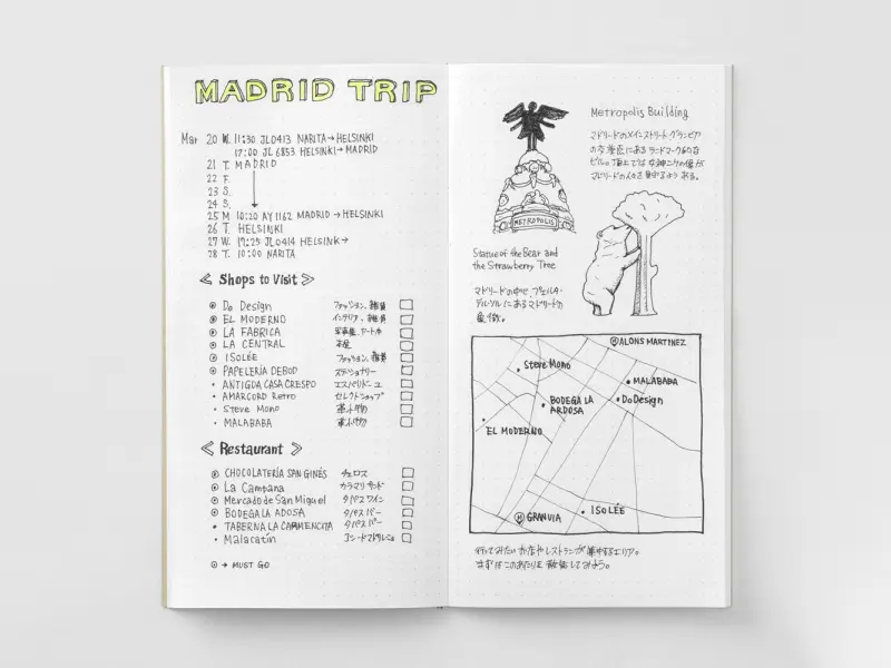 026. Dot Paper Refill Traveler's Notebook