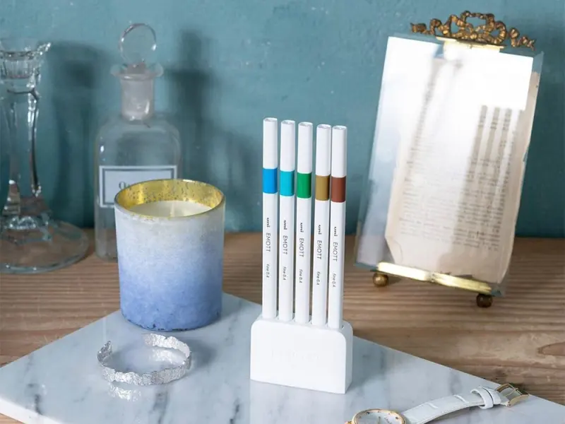 Uniball EMOTT Fineliner Marker Set 04 - Island Color