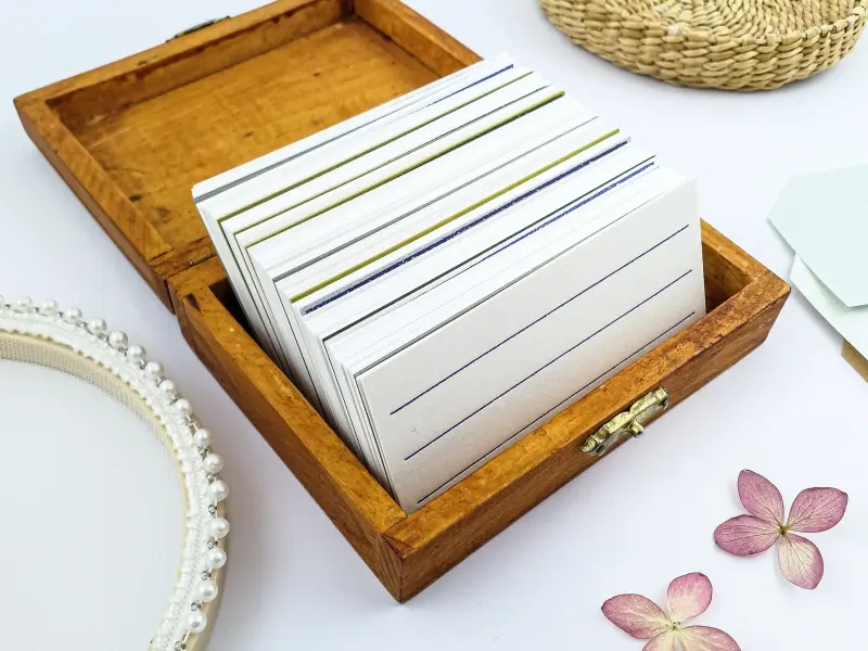 Yamazoe Letterpress Message Card Set - White