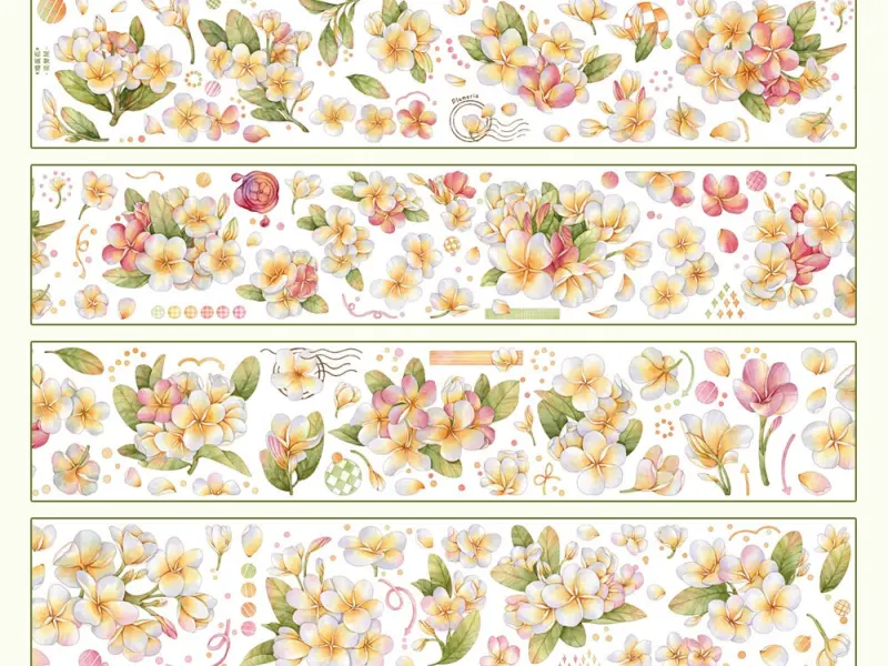 Ying Studio PET Tape - Plumeria