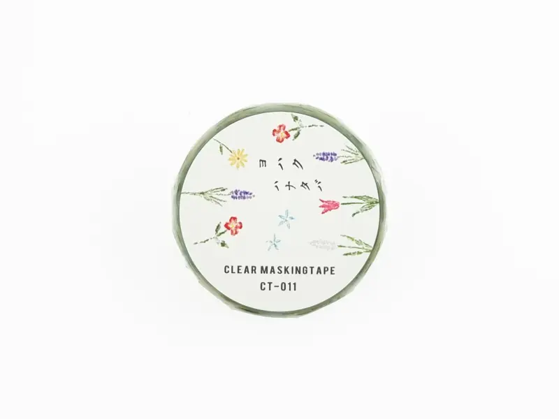 Yohaku Clear Masking Tape Hanataba - CT-011