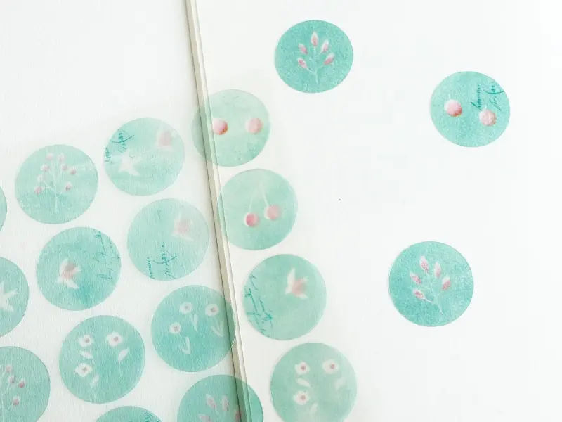 Yohaku Dot Stickers - Nostalgia