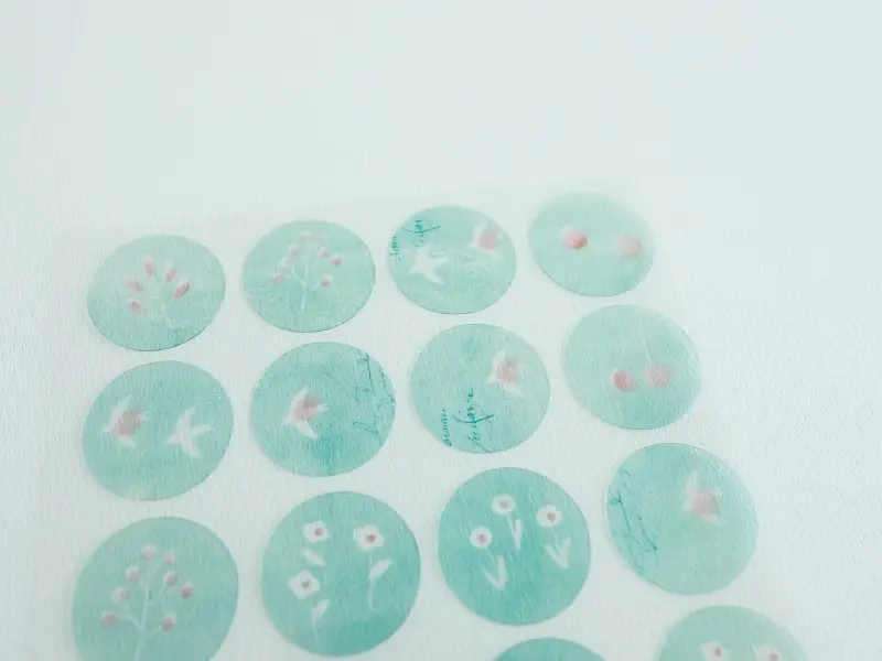 Yohaku Dot Stickers - Nostalgia