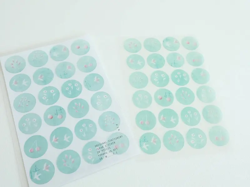 Yohaku Dot Stickers - Nostalgia