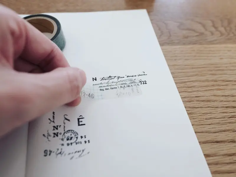 Yohaku Clear Masking Tape Episode - CT-002