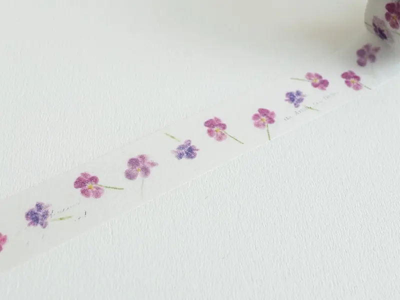 Yohaku Washi Tape Y-104 - Viola