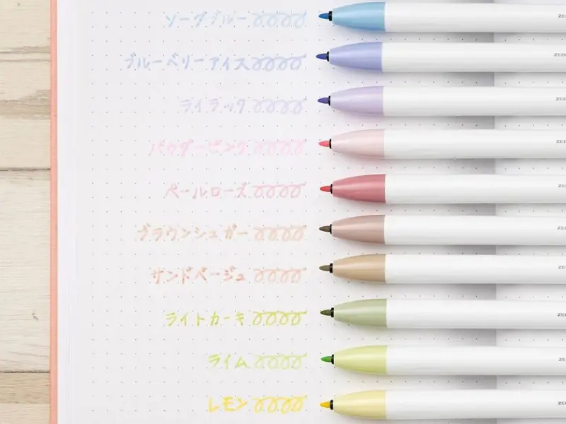 Zebra Clickart Retractable Marker Pen - Powder Pink