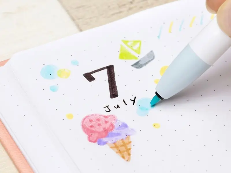 Zebra Clickart Retractable Marker Pen - Powder Pink