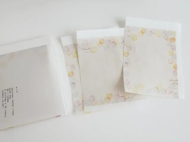 Yohaku Memo Pad M050 - Longing