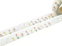 Yohaku Washi Tape Y078 - Spring Garden