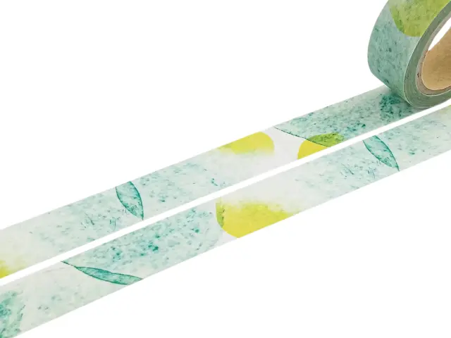 Yohaku Washi Tape Y085 - Lemonade