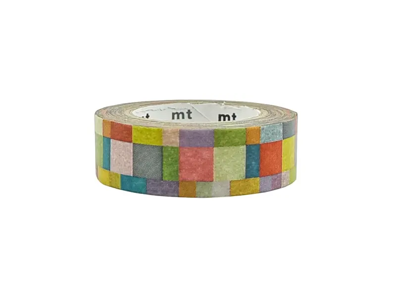 MT 1P Washi Tape Mosaic Pattern Bright