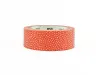 MT 1P Washi Tape Orange Red Dot Pattern Samekomon Akadaidai