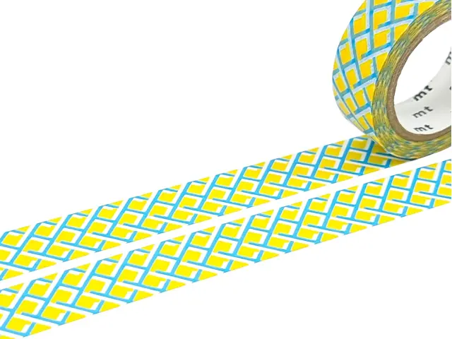 MT Deco Washi Tape - Mesh Yellow