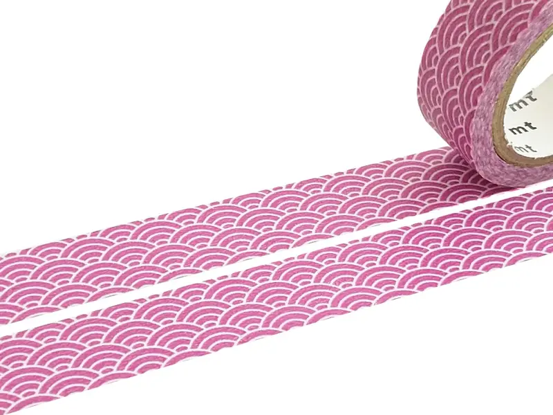 MT Deco Aaltokuvioinen Purppura Washiteippi - Seigaihamon Wakamurasaki