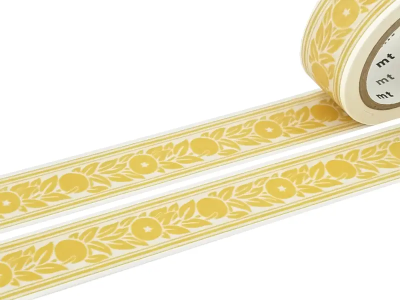 MT William Morris Washi Tape Orange Border