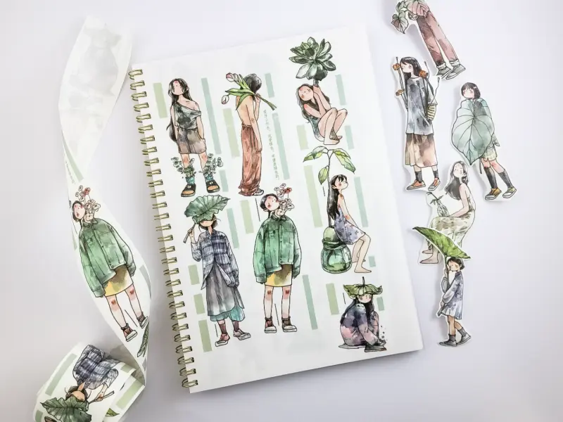 Ding Idako Matte PET Tape - Notes In The Wilderness