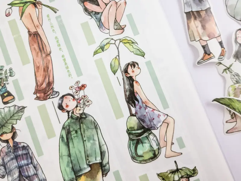 Ding Idako Matte PET Tape - Notes In The Wilderness
