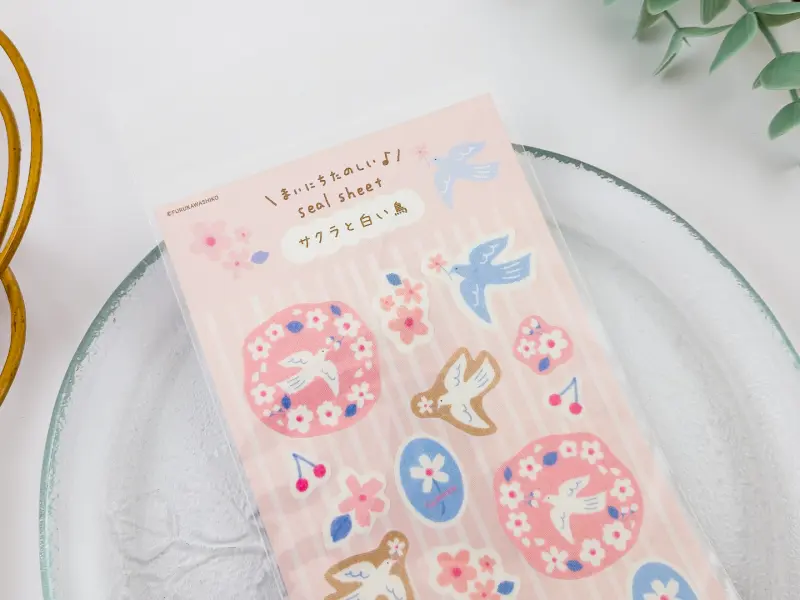 Furukawa Stickers QS364 - Sakura Birds