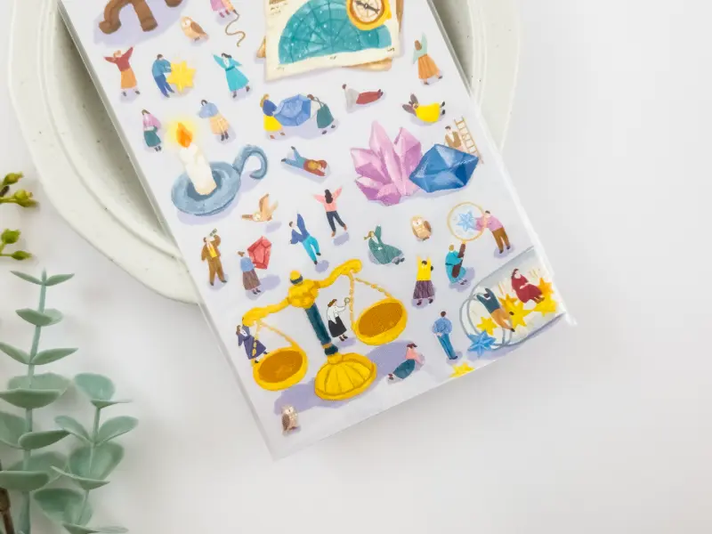 Mindwave Clear Sticker Sheet 82687 - Secret Sky Observation