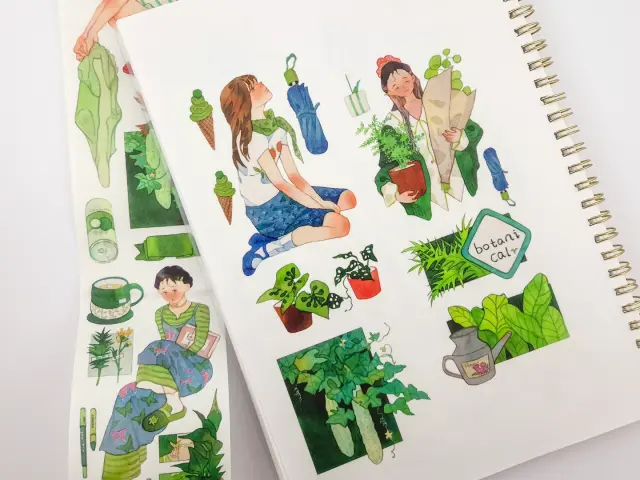 Xingye Washi Tape Sample - Vintage Berlin