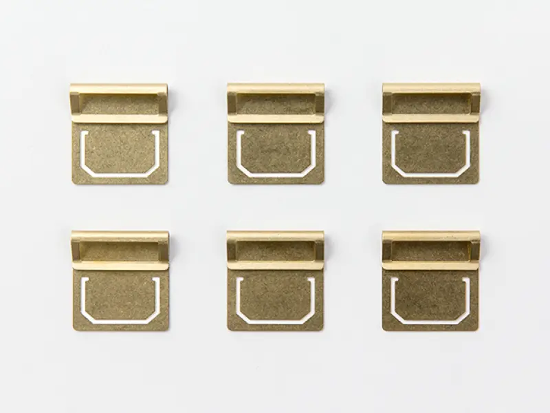 Traveler's Company Brass Index Clips