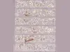 Pre-Order Xiaobaijia Die-Cut Washi Tape - Floral Smoky Purple